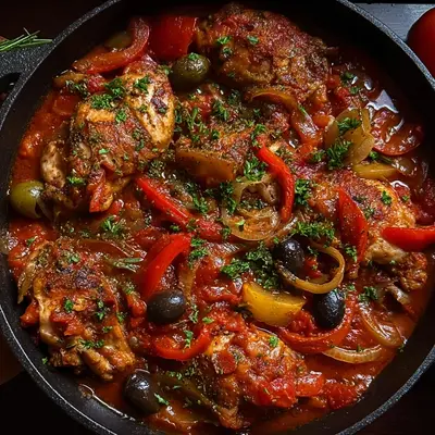 Hähnchen Cacciatora: Herzhaftes italienisches Gericht
