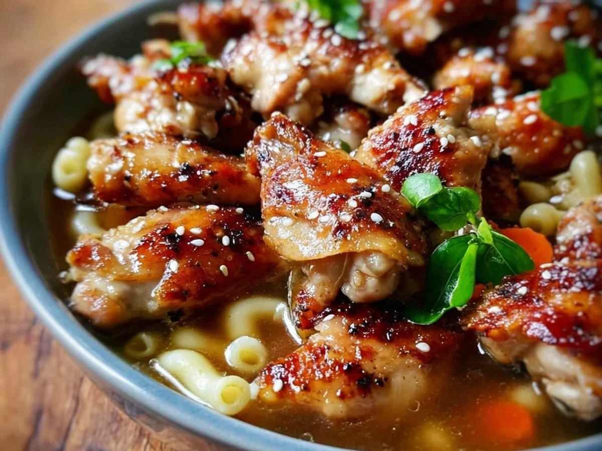 Hähnchen in Soja-Honig-Marinade: Mein Fix-Rezept - Beitragsbild
