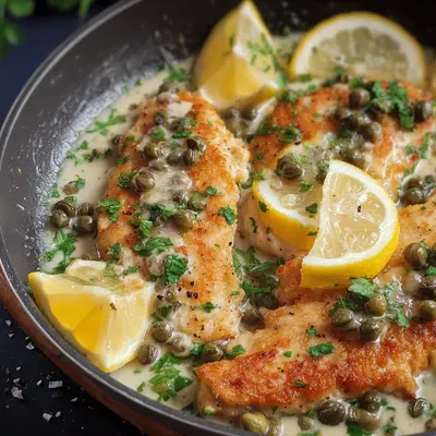 Hähnchen Piccata mit Zitrone: Einfach & schnell zubereitet