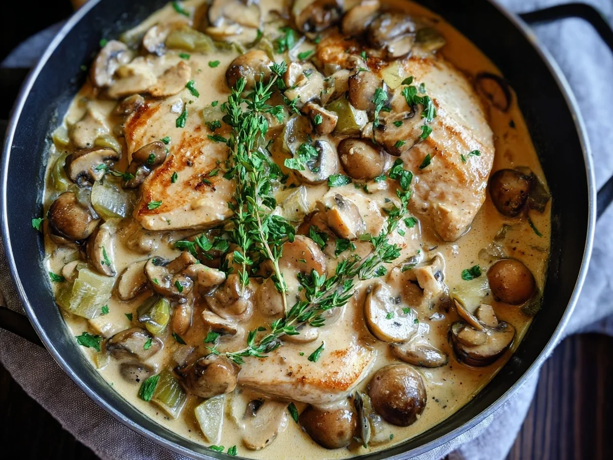 Hähnchen Stroganoff: Schnelles Familien-Pfannengericht - Beitragsbild