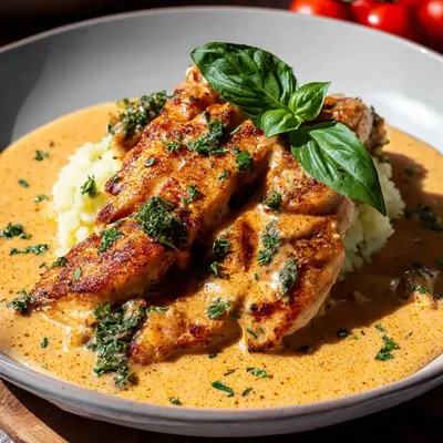 Hähnchenfilet in Frischkäse-Parmesan-Soße: Cremig & Schnell