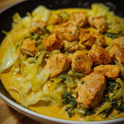 Hähnchenpfanne Spitzkohl: Einfach, zart & schnell
