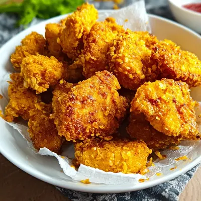 Knusprige Chicken Nuggets aus der Heißluftfritteuse