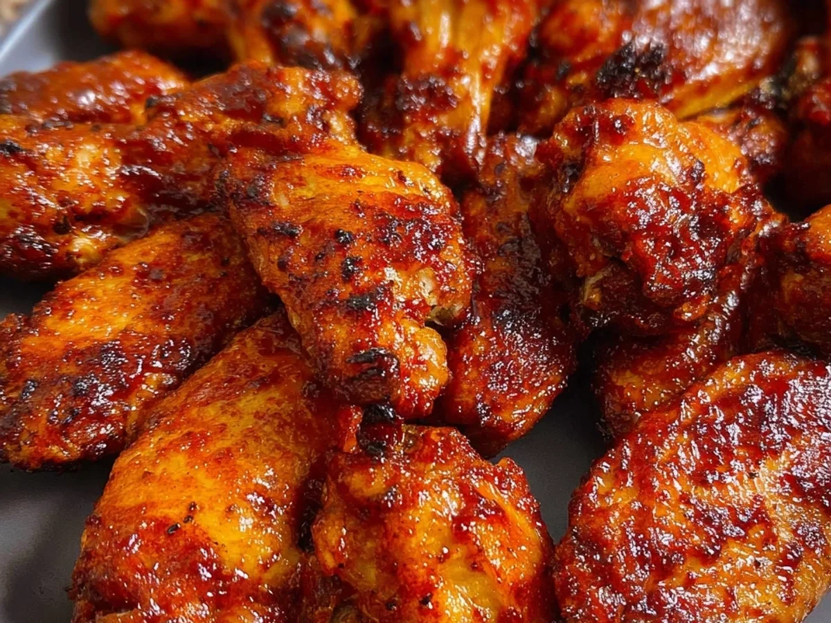Knusprige Chicken Wings mit würziger BBQ-Sauce: Mein Rezept - Beitragsbild