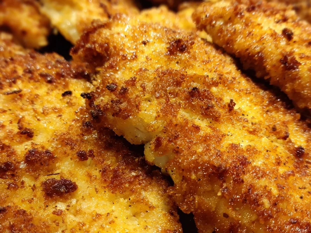 Knusprige Hähnchenstreifen aus dem Ofen: Einfach & Lecker - Beitragsbild