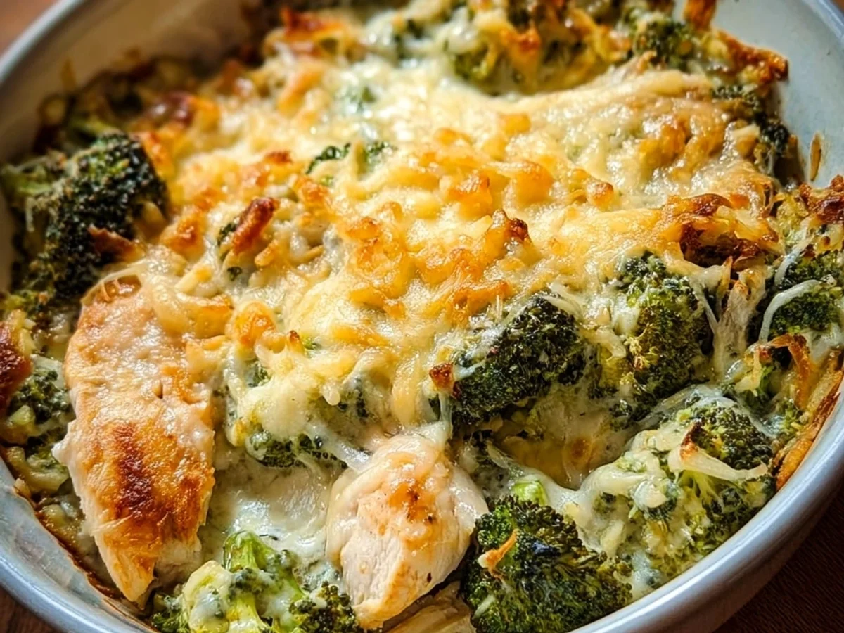 Low Carb Brokkoli-Hähnchen-Auflauf: Eiweißreich & Lecker - Beitragsbild