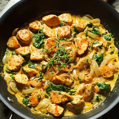 Low Carb Hähnchen Frischkäse Pfanne: Schnell & Cremig