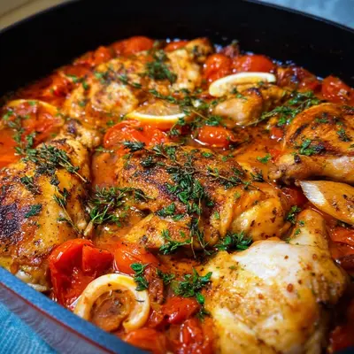 Pollo Cacciatore: Italienisches Familienhähnchen