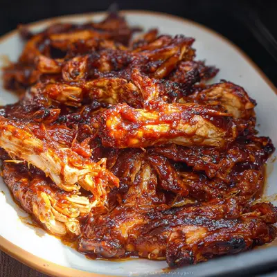 Pulled Chicken aus dem Airfryer: Zart, Saftig & BBQ-Aroma