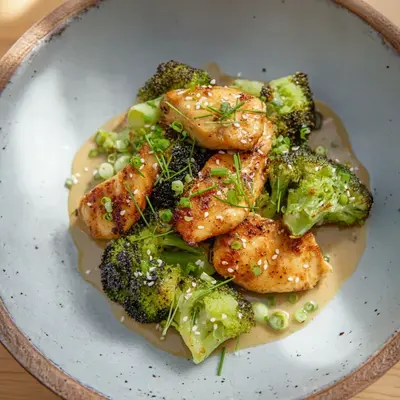 Schnelle Hähnchen Brokkoli Pfanne Low Carb fix