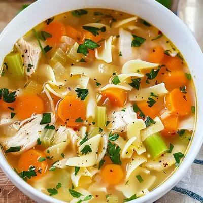 Schnelle Hühnersuppe: Herzhaft in 30 Minuten