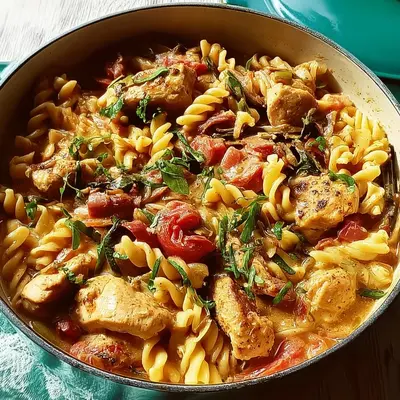 Schnelle One-Pot-Pasta mit Hähnchen: Einfach & lecker