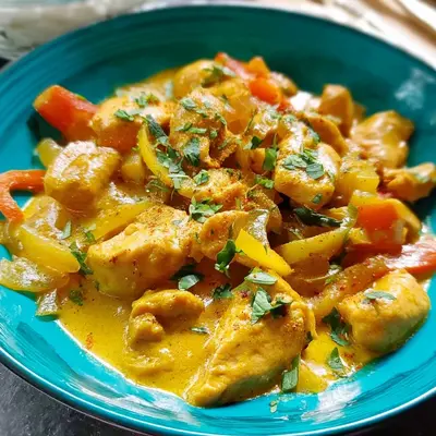 Schnelles Hähnchen Curry Geschnetzeltes in 30 Minuten