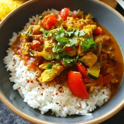 Schnelles Indisches Hähnchen Curry Rezept