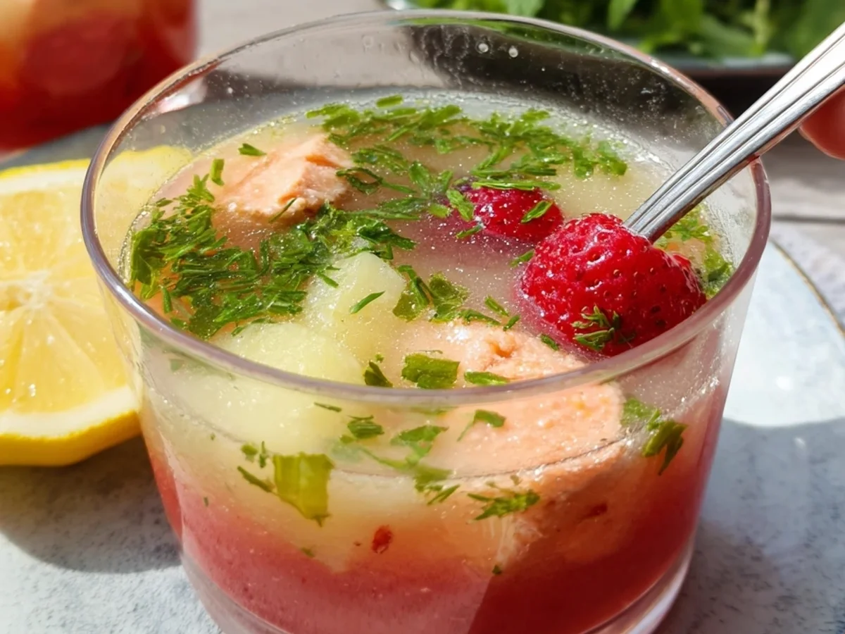 Schwedische Hähnchen-Sommersuppe: Leicht & erfrischend - Beitragsbild