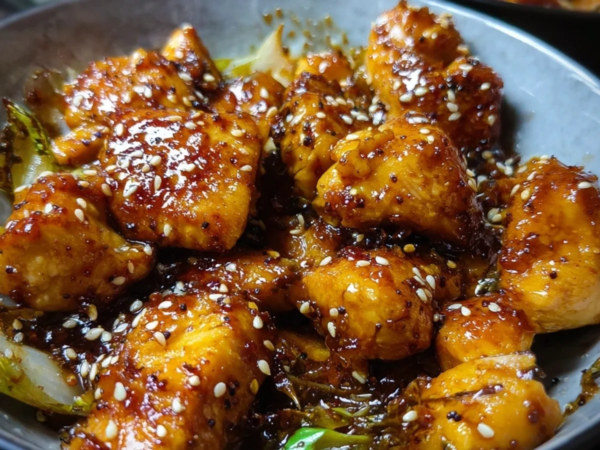 Sesam Hähnchen aus dem Ofen: Einfach & Lecker - Beitragsbild